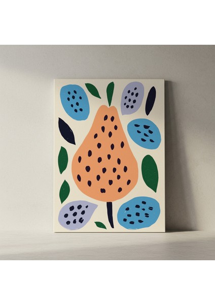 Modern Tarz Armut Desenli Soyut Sanat Tablosu fiyatları