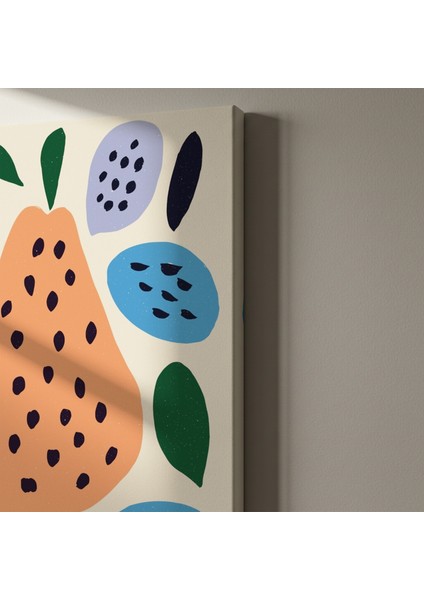 Modern Tarz Armut Desenli Soyut Sanat Tablosu indirimleri