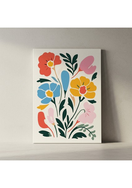 Çiçek Buketleri Soyut Sanat Tablosu fiyatları