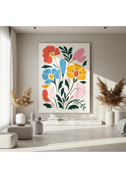 Çiçek Buketleri Soyut Sanat Tablosu fırsatları