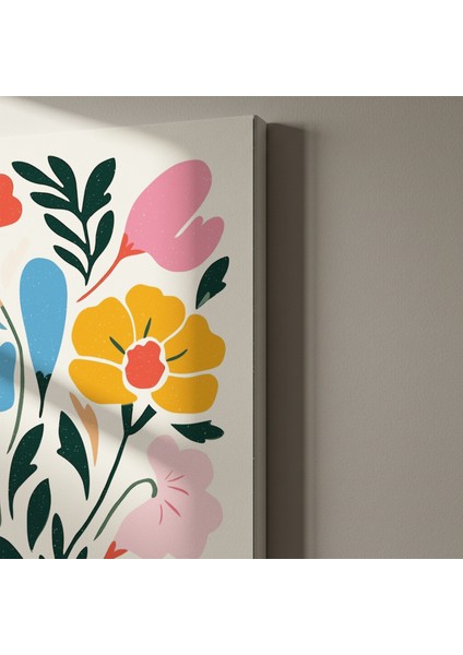 Çiçek Buketleri Soyut Sanat Tablosu indirimleri