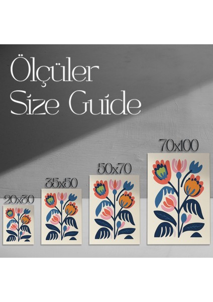 Modern Tarzı Çok Renkli Çiçek Buket Tablosu modelleri