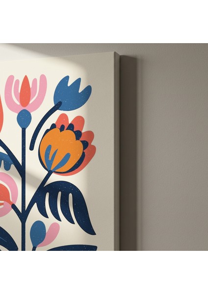 Modern Tarzı Çok Renkli Çiçek Buket Tablosu indirimleri