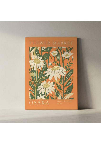Osaka Çiçek Pazarı Botanik Illüstrasyon Tablosu fiyatları