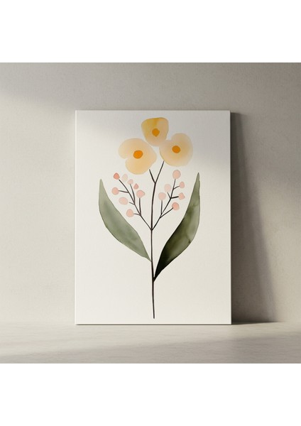 Suluboya Çiçek Buket Soyut Sanat Tablosu fiyatları