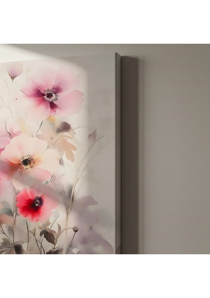 Suluboya Çiçek Buketleri Soyut Tablo indirimleri