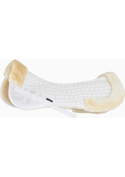 Sahte Kürk At Eyeri Pedi, Yumuşak Kapitoneli, Sahte Kürk Kenar & Velcro Bağlantı
