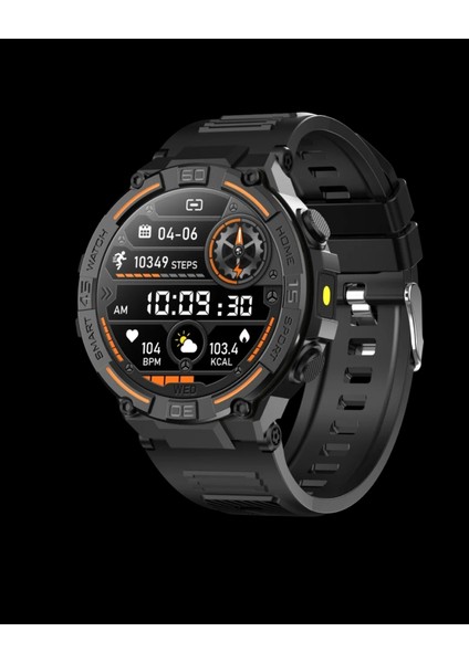 Siyah Spor Akıllı Saat, Kalp Hızı, Kan Oksijen, Nefes Egzersizi Ölçer, Tüm Modellere Uyumlu modelleri