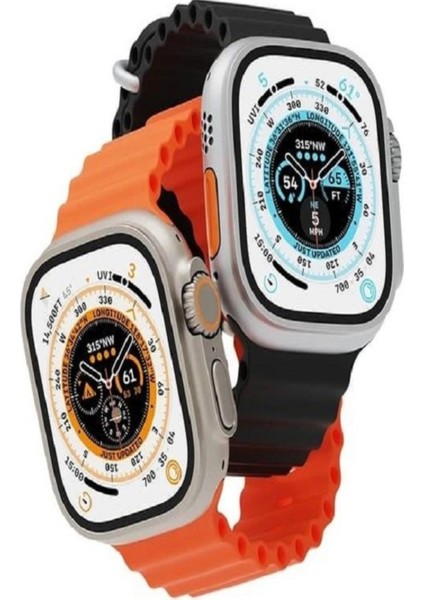 Kadın Pembe 49 mm Ultra Max Akıllı Saat, Şık ve Fonksiyonel Tasarım