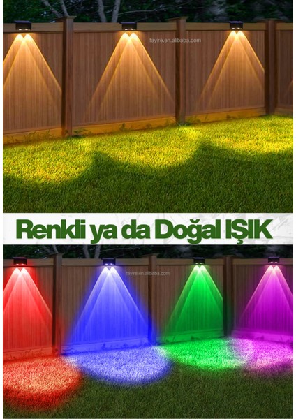 Yeni Model Solar Güneş Enerjili Bahçe Aydınlatması Duvar Lambası Merdiven Veranda Dekorasyon Aplik modelleri