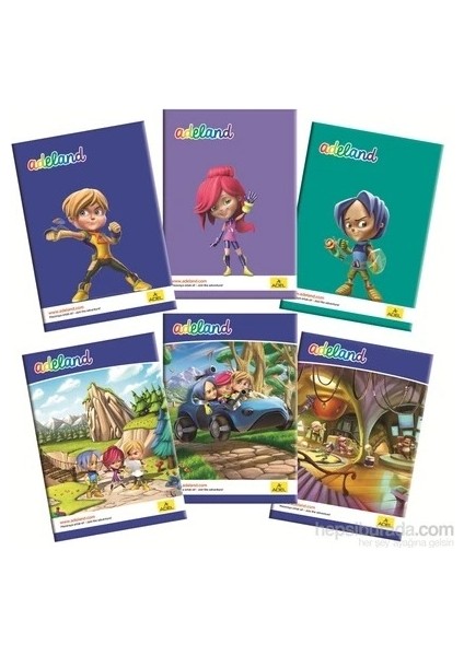 A5 100 Yp Kareli Defter 6 Adet