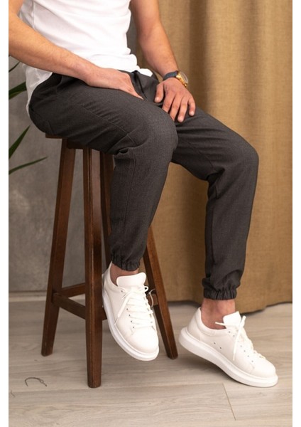 Erkek Dar Kalıp Lastikli Paça Jogger Pantolon fiyatları