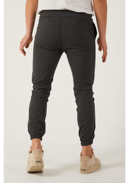 Erkek Dar Kalıp Lastikli Paça Jogger Pantolon indirimleri