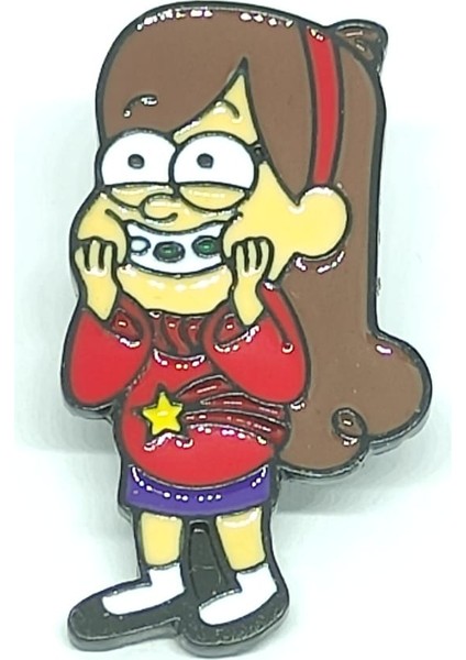Mabel Rozet. Gravity Falls, Esrarengiz Kasaba. Pin, Broş.