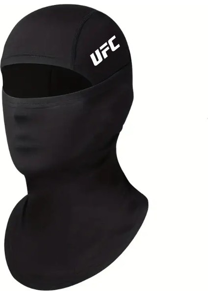 Ufc Yazılı Siyah Kar Maskesi Model 1 Balaklava Kış Motor Drill Dövüş Box Mma Kickbox Spor fiyatları