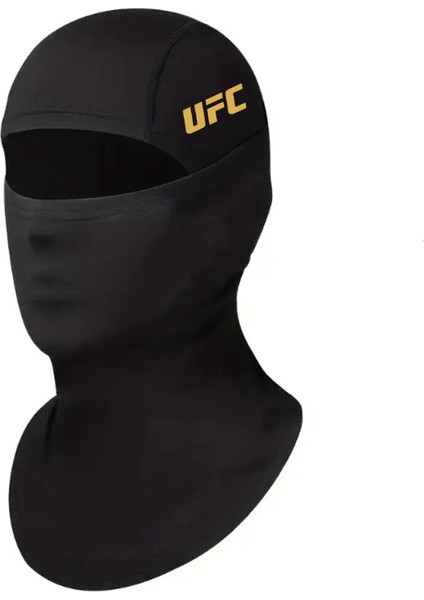 Ufc Yazılı Siyah Kar Maskesi Model 1 Balaklava Kış Motor Drill Dövüş Box Mma Kickbox Spor fiyatları