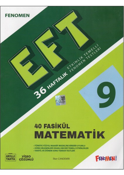 Fenomen 9.sınıf Eft Matematik Fasikül Testleri