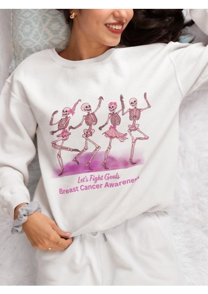 Premium Oversize Kesim Uzun Kollu Baskılı Sweatshirt