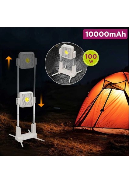 Katlanabilir Kamp Lambası Çok Işlevli Ultra Güçlü 4 Modlu Aydınlatma fiyatları