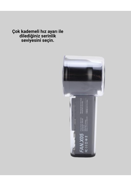 Sepetim 100 Kademeli Ayarlanabilir Mini Fan | Dijital Ekranlı Serinletici modelleri