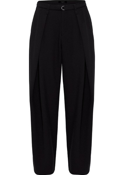 Siyah Kemerli Pilili Kadın Pantolon indirimleri