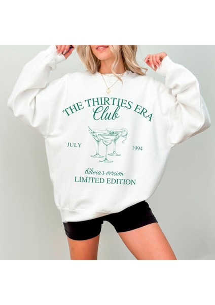 Premium Oversize Kesim Uzun Kollu Baskılı Sweatshirt