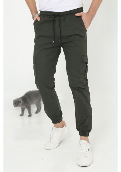 Erkek Körüklü Jogger Paça Lastikli Pantolon