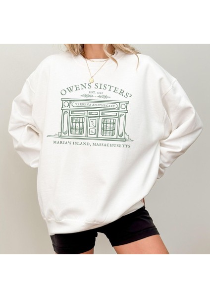 Premium Oversize Kesim Uzun Kollu Baskılı Sweatshirt