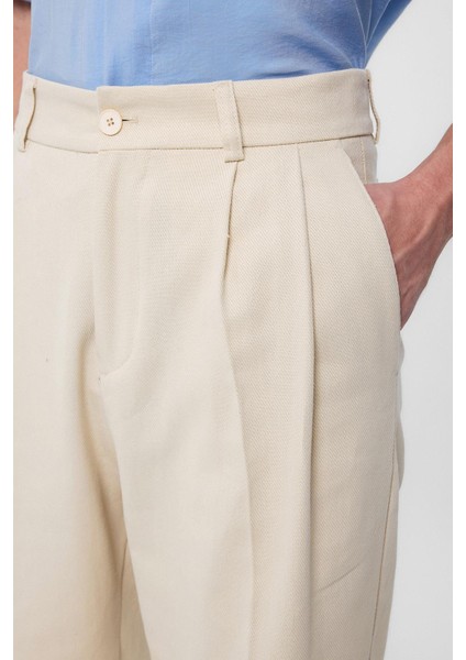 Taş Yüksek Bel Pamuklu Erkek Pantolon modelleri