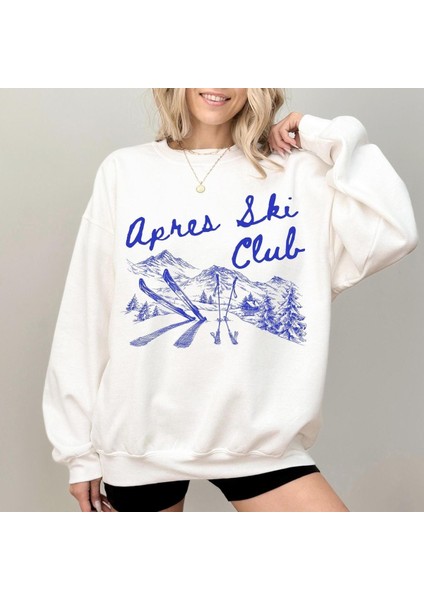 Premium Oversize Kesim Uzun Kollu Baskılı Sweatshirt