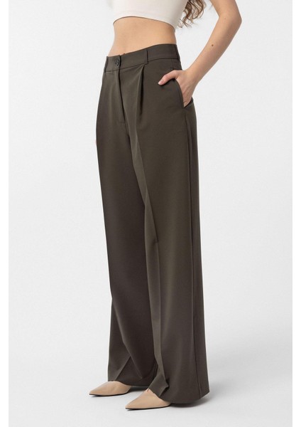 Haki Pilili Kadın Pantolon fiyatları
