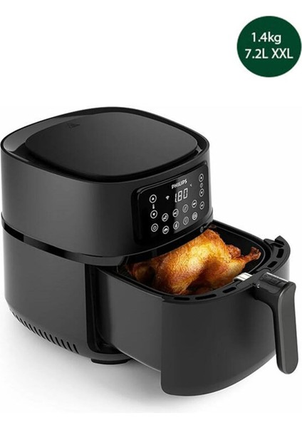 Wi-Fi Airfryer 5000 Xxl, Tepsi, Izgara, Pişirme Kabı Hediye, Beyaz indirimleri