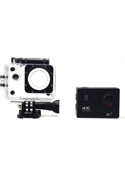 4K Ultra Hd Wifi Su Geçirmez Aksiyon Kamerası Siyah Ac-01