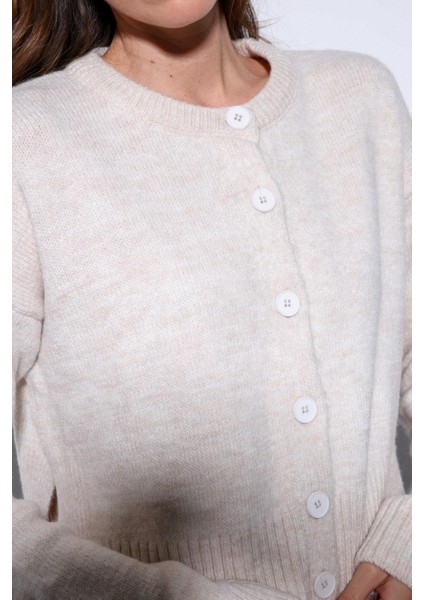 Taş Yırtmaçlı Örgü Triko Kadın Kazak indirimleri