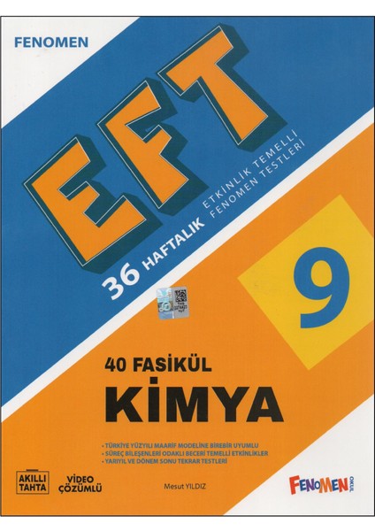 Fenomen 9.sınıf Eft Kimya Fasikül Testleri