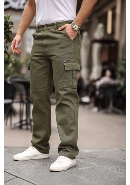 Erkek Kargo Cepli Baggy Pantolon