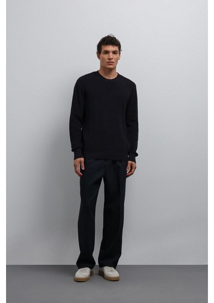 Lacivert Dokulu Erkek Kazak fiyatları