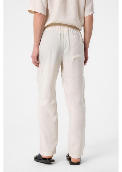 Ekru Relaxed Erkek Jogger Pantolon fırsatları