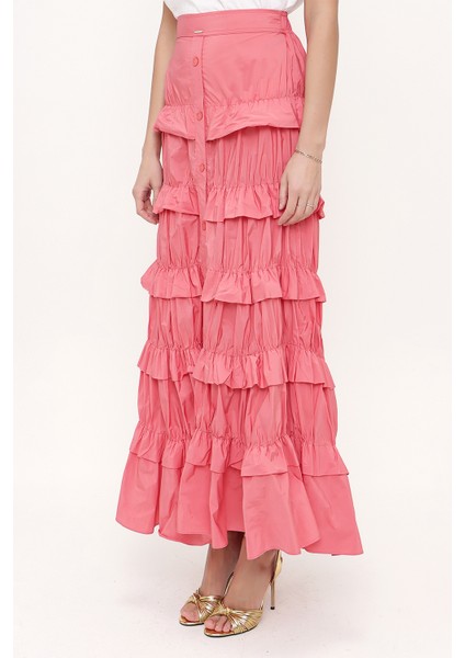 Somon Büzgülü Kat Kat Etek 81168 modelleri