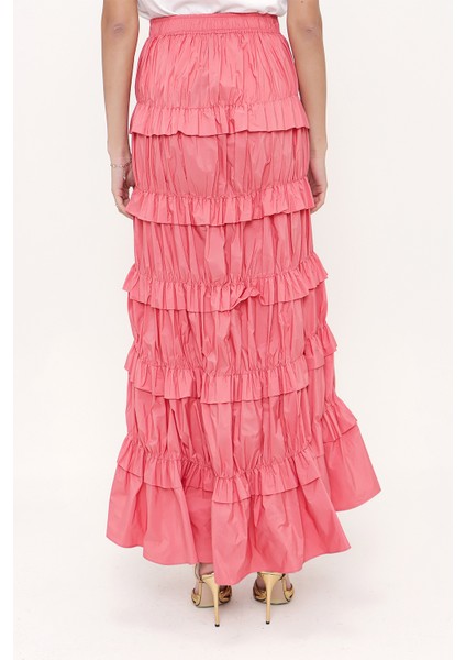 Somon Büzgülü Kat Kat Etek 81168 fırsatları