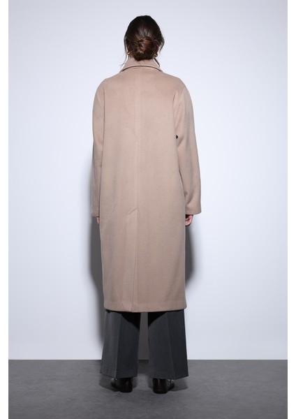 Bej Kruvaze Kadın Kaban indirimleri