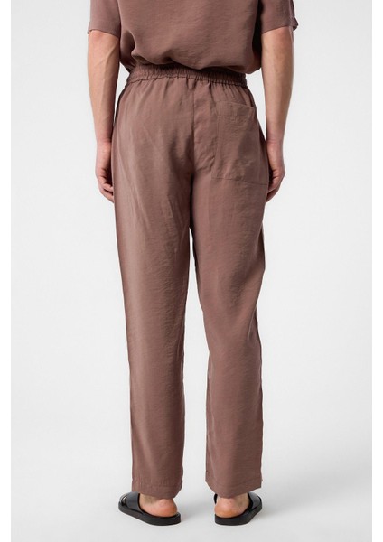 Kahve Relaxed Erkek Jogger Pantolon fırsatları