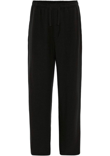 Siyah Keten Karışımlı Jogger Erkek Pantolon indirimleri