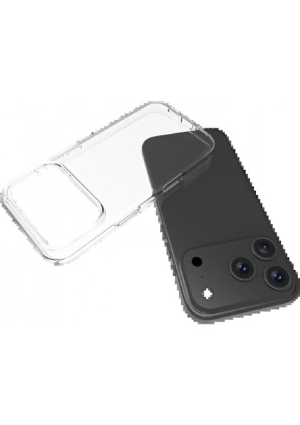 Apple iPhone 17 Pro Lüx Şeffaf Silikon - Şeffaf indirimleri