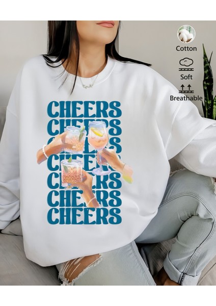 Premium Oversize Kesim Uzun Kollu Baskılı Sweatshirt