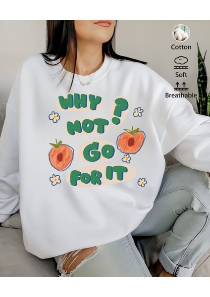 Premium Oversize Kesim Uzun Kollu Baskılı Sweatshirt