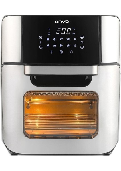 12 Litre Çok Fonksiyonlu Hava Fritözü ve Fırın Siyah fiyatları