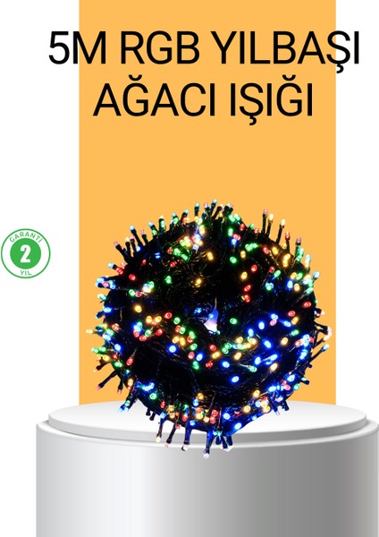 Sepetim Dekoratif LED Çelenk Işık 8 Farklı Aydınlatma Modu
