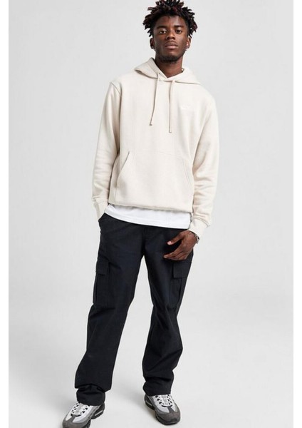 Clup Fleece Pullover Bb Hoodie Şardonlu Erkek Krem Rengi Sweatshrit modelleri