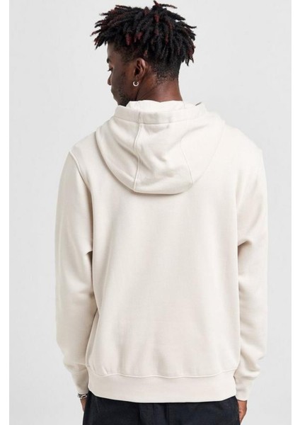 Clup Fleece Pullover Bb Hoodie Şardonlu Erkek Krem Rengi Sweatshrit fırsatları